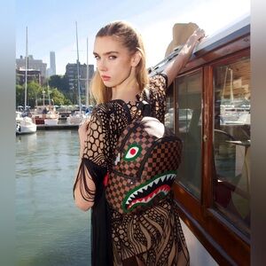 Sprayground CHENILLE SIP SAVAGE Limited Edition backpack NWT